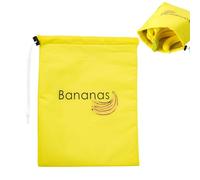 Borsa per banane, borsa riutilizzabile gialla con coulisse, borsa per banana con cordino, borsa riutilizzabile per la spesa, lavabile, per conservare alimenti, frutta e verdura per mantenere le banane