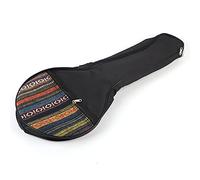 Borsa per banjo a 4 corde, custodia morbida in cotone stile etnico con cinghie regolabili, custodia protettiva per banjo piccolo, include cinghia laterale e doppio design per un