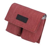 Borsa per Batteria per Drone, Borsa per Batteria per Fotocamera Antipolvere Resistente Ai Graffi in Nylon Impermeabile 2 Tasche per Esterno (Rosso mattone)