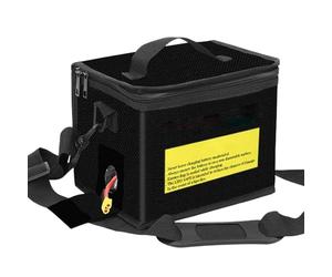Borsa per batteria RC | Spuntino di grande capacità per la conservazione delle batterie, la custodia di immagazzinaggio dei sacchetti di fuoco ignifugo Pouche sicura per la ricarica e il trasporto