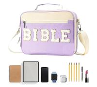 Borsa Per Bibbia,Borsetta Con Cinturino Regolabile | Borsa Porta Scritture | Per Studenti di Teologia della Chiesa Cristiani Incontro di Preghiera Viaggio Missionario Culto Familiare