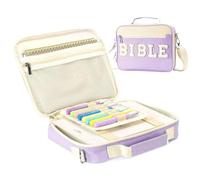 Borsa Per Bibbia | Organizzatore Di Grande Capacità | Custodia Porta Scritture | Per Pastori Chiesa Studenti Teologia Riunione Preghiero Viaggio Missionario Devozione Personale Culto Familiare