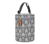 Borsa per biberon - Borsa refrigeratrice per latte materno, Borsa portatile grande per biberon | Borsa impermeabile e a prova di perdite per il viaggio dalla madre che allatta alla guardia, Grigio