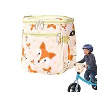 Borsa Per Bici Per Bambini con Cartone Animato,Tasca Anteriore Del Cartone Animato Sul Telaio E Manubrio - Pratica Conservazione Per Avventure All'aperto E Passeggiate Diari