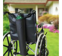 Borsa per bombola di ossigeno per sedia a rotelle, organizer da appendere