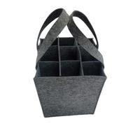 Borsa per bottiglia - Borsa per il trasporto del vino, Borsa per il trasporto del vino | Borse per vino in feltro riutilizzabili da 9 bottiglie, con maniglia per il trasporto, ideali per la pesca, il