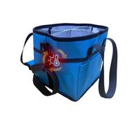 Borsa per bottiglia d'acqua di grande capacità isolata Sling, Blu, | Tracolla regolabile per bottiglia d'acqua, borsa da viaggio, casa, palestra, campeggio, spiaggia, scuola, parco