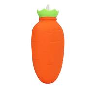 Borsa per Bottiglia di Acqua Calda, Scaldapiedi a Mano a Forma di Carota, Borsa per Acqua Calda in Silicone con Eccellente Conservazione del Calore per Acqua Calda e Acqua Fredda