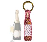 Borsa per Bottiglia di Vino Borsa a Tracolla Riutilizzabile per Tazze da
