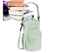 Borsa per bottiglie d'acqua, grande capacità isolata, portabicchieri con tracolla regolabile, tasche portaoggetti, organizer da viaggio impermeabile per esterni, palestra, escursionismo, allenamento
