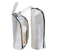 Borsa per bottiglie di latte, borsa termica, borsa termica, borsa termica isolata, borsa termica portatile, borsa portaoggetti in alluminio, da appendere al posto di lavoro, studenti, bambino