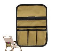 Borsa per braccioli per sedia da campeggio, portaoggetti per sedia da campeggio - Organizer per sedia da campeggio a doppio strato per sedia da campeggio | Borsa laterale portatile per sedia a sdraio,