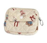 Borsa per cambio floreale portamonete piccola borsa portaoggetti trapuntata portafogli cambiamento borsa borsa per rossetto, Bambola Medite, Bellezza di massa