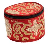 Borsa per Campane Tibetane 7 Chakra, Custodia per Ciotola da Meditazione | Cotone Chiusura Zip, Può Usarsi come Tappetino, Facile da Riporre Colore Casuale