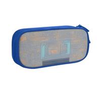 Borsa per cancelleria con codice di programmazione, leggera, per scuola, università, ufficio, viaggi, ragazzi, ragazze, adulti, Blu, Taglia unica, Set di zaini per la scuola