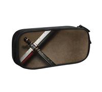 Borsa per cancelleria con spada samurai giapponese, leggera, per scuola, università, ufficio, viaggi, ragazzi, ragazze, adulti, Nero , Taglia unica, Set di zaini per la scuola