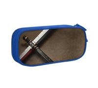 Borsa per cancelleria con spada samurai giapponese, leggera, per scuola, università, ufficio, viaggi, ragazzi, ragazze, adulti, Blu, Taglia unica, Set di zaini per la scuola