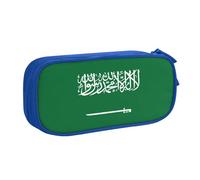 Borsa per cancelleria con stampa bandiera dell'Arabia Saudita, leggera, per scuola, università, ufficio, viaggi, ragazzi, ragazze, adulti, Blu, Taglia unica, Set di zaini per la scuola