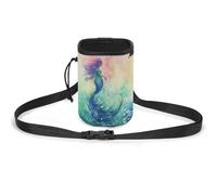 Borsa per cani con bellissima coda di sirena per addestramento cani da addestramento, borsa da addestramento per cani, Bella coda di sirena, Taglia unica, Borsa da addestramento per cani