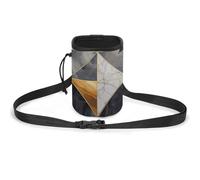 Borsa per cani con motivo geometrico in marmo per addestramento cani da compagnia, borsa da addestramento per cani, Marmo geometrico, Taglia unica, Borsa da addestramento per cani