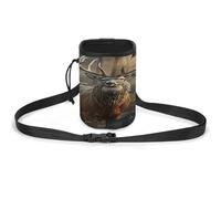 Borsa per cani con sacchetto per cani da caccia per cani da addestramento, borsa da addestramento per cani da compagnia, borsa da addestramento per cani, Stagione di caccia dei cervi, Taglia unica,