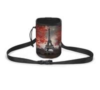 Borsa per cani con torre Eiffel e foglie autunnali per addestramento cani da addestramento, borsa da addestramento per cani, Torre Eiffel foglie d'autunno, Taglia unica, Borsa da addestramento per