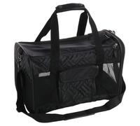 Borsa Per Cani Flamingo Jasmine Nera 45,5x29x28,5 Cm In Poliestere