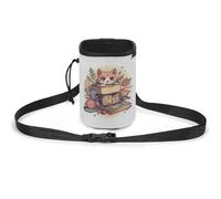 Borsa per cani marrone chiaro cartone animato per addestramento cani borsa da addestramento per cani da compagnia borsa da addestramento per cani, Cartone animato marrone, Taglia unica, Borsa da