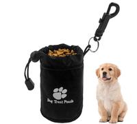 Borsa per cani - portatile per alimenti - borsa dispenser per cuccioli, organizer per snack a vita | Kibble Carrier per sessioni di obbedienza, cintura da trekking per animali domestici - Pouch