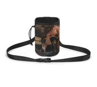 Borsa per cani The Horse is Drinking Water Dog Treat Training Pouch Pet Dog Out Training Bag Dog Out Training Belt Bag, Dog Training Bag, Il cavallo è acqua potabile, Taglia unica, Borsa da