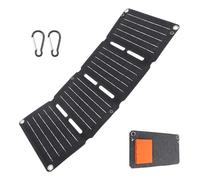 Borsa per caricatore a energia solare portatile - Banca di backup pieghevole, caricabatterie per esterni | Borsa di ricarica solare portatile, pacco batteria impermeabile per campeggio per escursioni