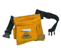 BORSA PER CARPENTIERE CON CINGHIA REGOLABILE IN CROSTA SCAMOSCIATA MAURER PLUS