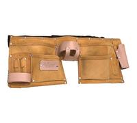Blinky Borsa doppia da carpentiere Houston vera pelle con cintura