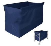 Borsa per carrello della biancheria, fodera rimovibile per cesto della biancheria, in tessuto Oxford, borsa di ricambio per carrello da lavoro in camera d'albergo, colore blu, 80 x 53 x 65 cm