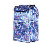 Borsa per carrello della spesa, borsa fasciatoio impermeabile in tessuto Oxford, borsa portaoggetti portatile pieghevole rimovibile, grande capacità 68L, 7 colori (colore: B) (B) (A)