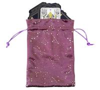 Borsa per carte dei tarocchi, Contenitore per accessori per tarocchi portatile, Borsa morbida con coulisse per mazzi Oracle, rune, gioielli, cristalli, orecchini, collana, perfetta per gli appassion