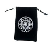 Borsa per carte dei tarocchi, custodia per carte dei tarocchi, in velluto, organizer per tarocchi mistico, borsa per carte dei tarocchi, borse per tarocchi tascabili, motivo luna e eto, New O, Se
