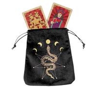 Borsa per carte dei tarocchi, durevole e riutilizzabile, con coulisse