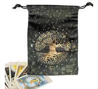 Borsa Per Carte Di Tarocchi - Buste Carte Oracle Tessuto Support, Gotico Per Apprendimento Divinazione Voyance Amore Halloween Gioielli Trucco Principianti