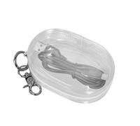 Borsa per cavi dati - Elegante organizer per cavi per dispositivi elettronici, soluzione di archiviazione durevole | Scatola portaoggetti trasparente per cuffie portatile, custodia per cavo dati da