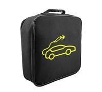 Borsa per cavi di avviamento, impermeabile, per riporre attrezzi, robusta borsa per cavi, in tessuto Oxford impermeabile, per riporre gadget per veicoli, borsa di ricarica ignifuga per cavi di