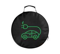 Borsa per cavo di ricarica EV, borsa per cavo per veicoli elettrici | Organizzatore di caricabatterie EV di grande capacità | Adattatori per prolunghe EV, contenitore organizzatore per bagagliaio auto