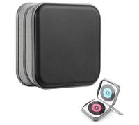 Borsa per CD e DVD, custodia per 40 dischi, nera, 6.5 x 15.5 x 28.2 cm