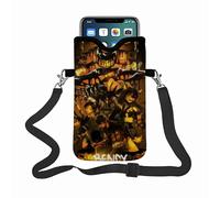 Borsa per cellulare Bendy and the Ink Machine, con tracolla regolabile e dimensioni compatte, adatta alla maggior parte degli smartphone.