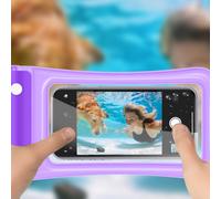 Borsa per cellulare Maxiaoxia per nuoto, terme, immersioni - Impermeabile e sensibile al tocco con tracolla - Compatibile con la maggior parte dei