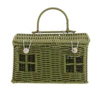 Borsa Per Cestino Da Picnic Tessuto Cestini Portaoggetti Portatili