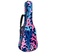 Borsa per chitarra acustica con tasca 0,4 in spugna extra spessa impermeabile in tessuto Oxford custodia per chitarra con manico tracolla trasporto marittimo senza cuciture