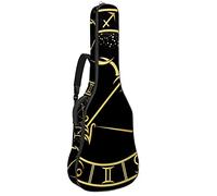 Borsa per chitarra acustica da 42 pollici con antiurto spessa imbottitura zaino per chitarra chitarra chitarra classica Sagittario segno zodiacale