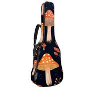 Borsa per chitarra acustica estetica colorata a fungo 107 41 42 pollici con tracolla regolabile borsa per chitarra con gancio posteriore, adatta per chitarre elettriche, bassi, chitarre classiche e