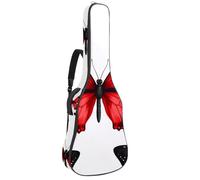 Borsa per chitarra acustica, imbottitura spessa 1 cm, in tessuto Oxford impermeabile, per basso elettrico da 40 a 42 pollici, motivo puzzle, Multicolore 02, 42.9x16.9x4.7 in, Zaino casual